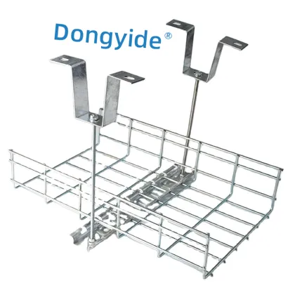 Welded Stainless Steel Cable Tray for Outdoor Use - Cablofil Wire Mesh Bridge Equipment