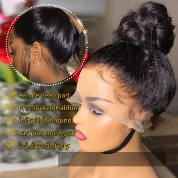 Virgin Remy Brazilian Silky Straight 360 lace frontal Wigs,Factory Direct Hair Vendors 360 Lace Frontal Closure Wigs