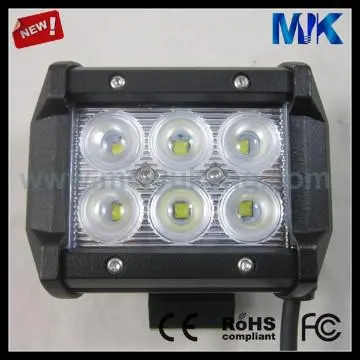 4INCH 18W CREE LED LIGHT BAR FLOOD BEAM OFFROAD WORK LIGHT MK-930