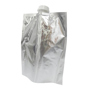 Алюминиевый пакет с носиком для упаковки вина и алкоголя Doypack