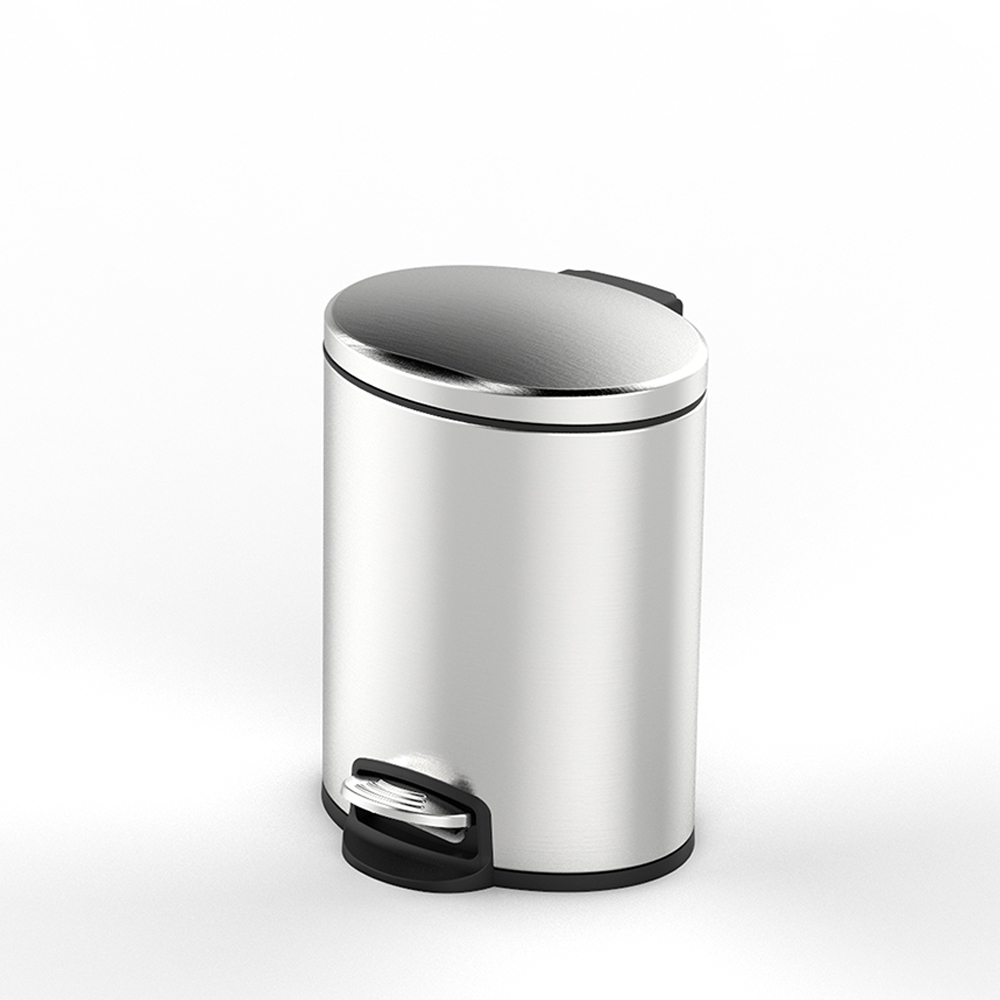 stainless steel pedal bin