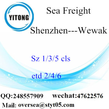 Shenzhen Port LCL Consolidación para Wewak