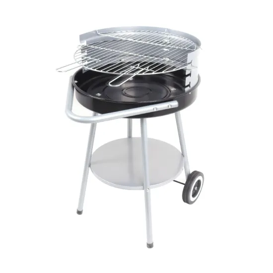 Outdoor Camping Portable Adjustable Height Simple Round Barbeque Barbecue Grill Charcoal Bbq Grill