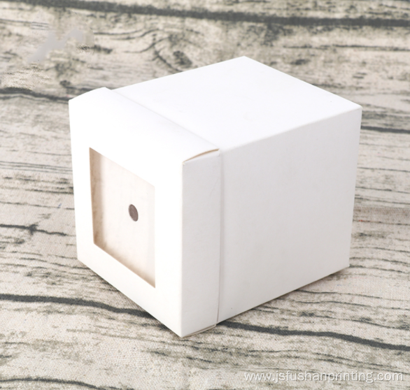 Custom Luxury White Rigid Candle Box