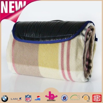 Manufactory wholesale Printed Stripe Polar Fleece and Oxford Camping mat/Waterproof Picnic Mat&Portable outdoor travel blankets