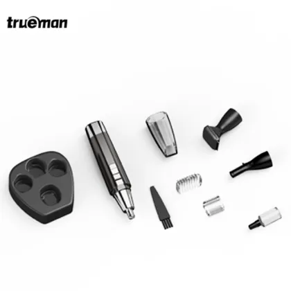 Trueman ES-229 Factory Direct AA Battery-Powered Men's Nose and Ear Hair Trimmer