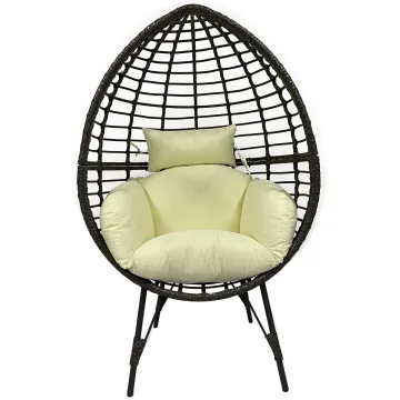 180G Polyester Ukfr Outdoor Patio Wicker Chair - PE Rattan Garden Chairs