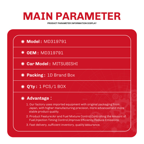 فوهة حاقن الوقود بالجملة MD319791 لـ Mitsubishi 4G18 4G92 4G93 6A13 6G72 6G73 محرك