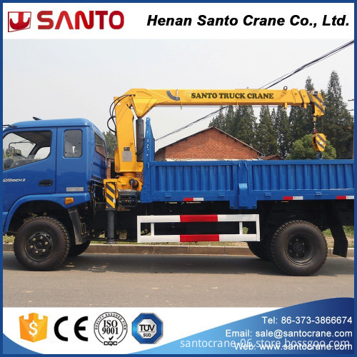 5 Ton Truck Crane with Bucket Boom Small Crane