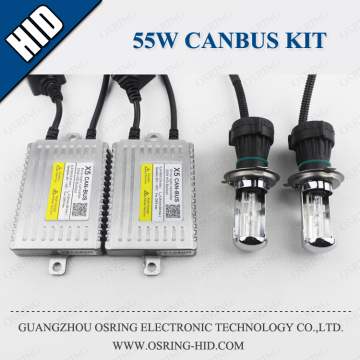 OSRING Color retail box best price 55w slim canbus hid xenon kit 9004