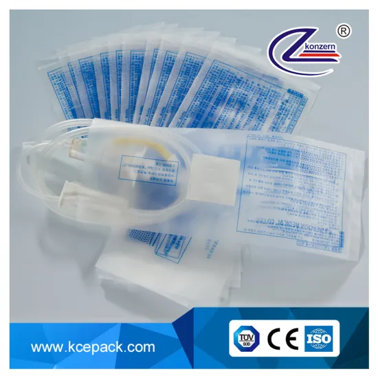 Infusion syringe back Sticker dialysis paper PE Pouch