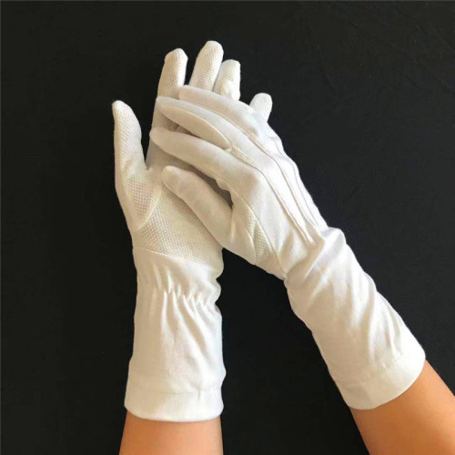 ceremonial glove with pvc dotted
