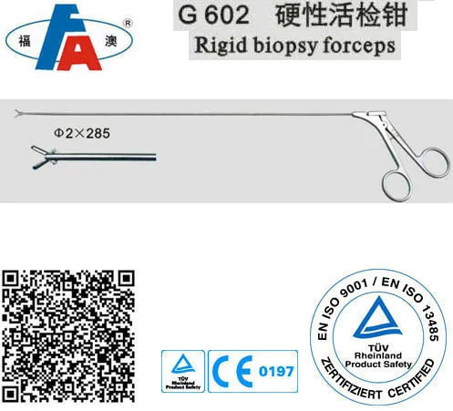 Rigid biopsy forcpes Gynaecology instruments