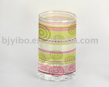 Printed logo drinking glass