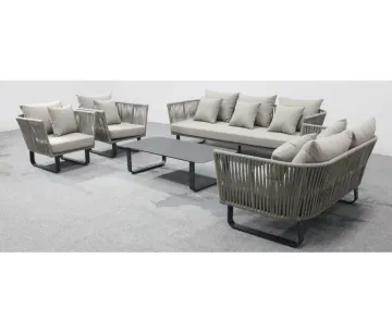 Outdoor Leisure Garden Rope Woven Sofa Set - Garden Furniture