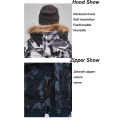 Caractéristique Camo Puffer Jacket Mens Haute Qualité