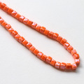 CANDY COLOR AND SQUARE CERAMIC BEADS 6MM 30pcs