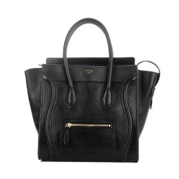 Black Light Gold Hardware Celine Imitation, Ladies Stylish Handbags With 30 * 33 *15cm