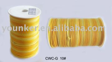 100% Cotton Wax Cord Assorted Color +Free Shipping Now!,Cord,Jewelry Wax Cord