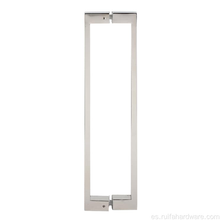 Manija de puerta de vidrio de acero inoxidable de oficina