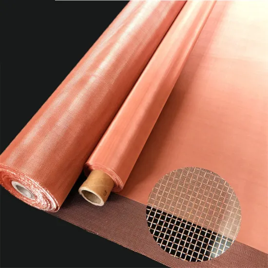 Flexible Copper Mesh Fabric for Faraday Cage Shielding (60-100 Mesh)