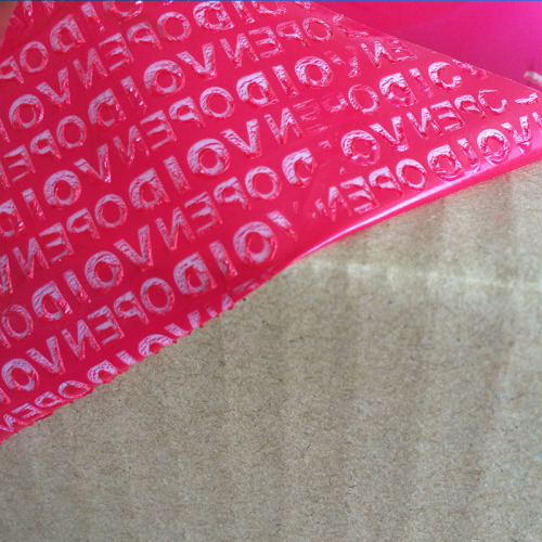 Self Adhesive Sticker Material Tamper evident self adhesive label sticker raw material Supplier