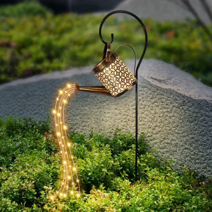 Outdoor Solar Kettle Lamp - Copper Wire Garden Lawn Decoration