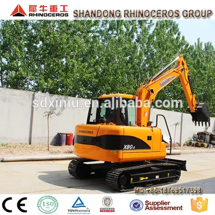 Crawler moving type excavator
