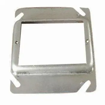 4-inch Square Metal Junction Box Cover/Wiring Box Cover