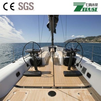 Synthetic teak boat deck flooring,plastic teak deck,used for boat and yacht