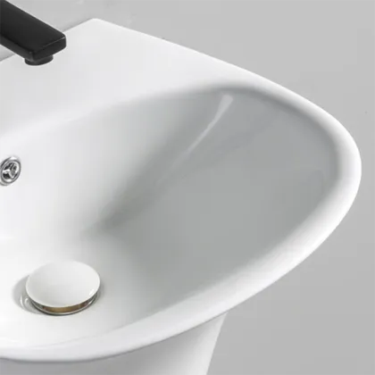 Wall Hung Ceramic Bathroom Sink Sanitary Ware