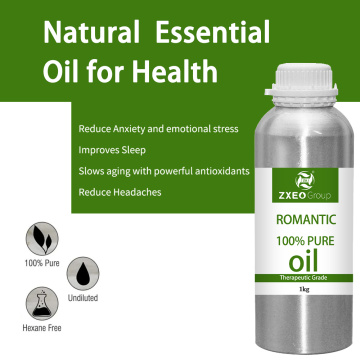 Romántica mezcla esencial de aceite plantas naturales flores de aromaterapia fruta fragancia aceite