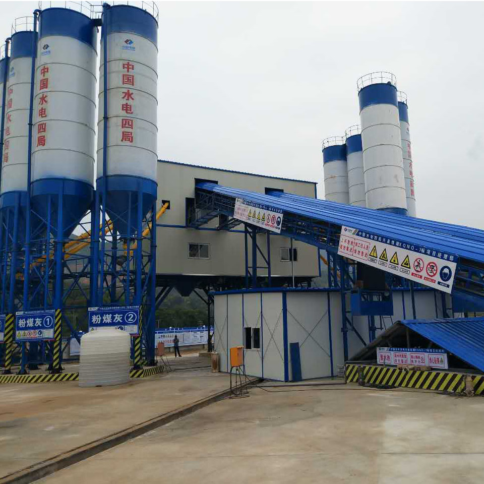 Myanmar mini ready mixed concrete batching plant