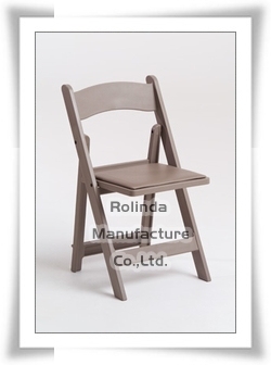 Grey Wooden Folding Chair