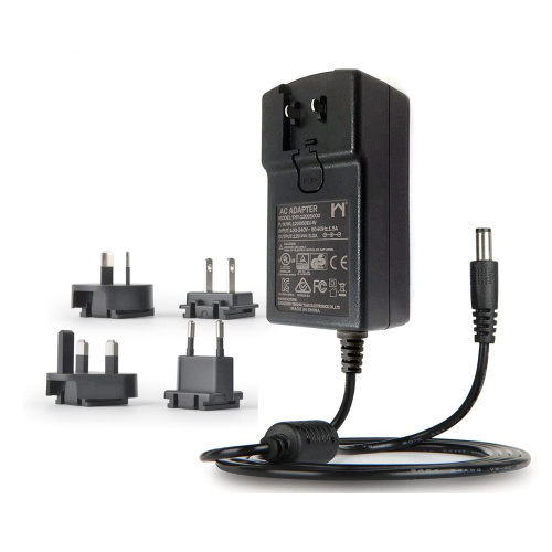 AD DC 12V 3A Adaptador de energia intercambiável