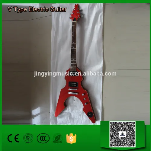 V Type Electric Guitar/custom Electric Guitar/oem Electric Guitar, High ...