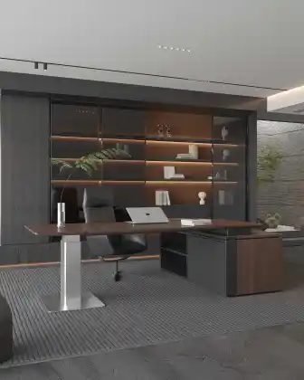 Dual Motor Modern Double Seat Aluminum Height Adjustable Desk