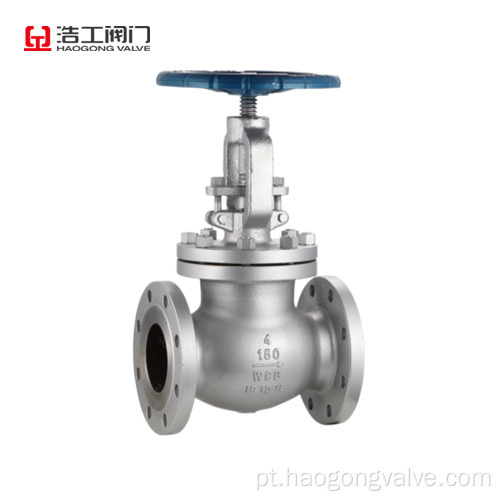 API Globe Valve Flange Tipo de aço de fundição