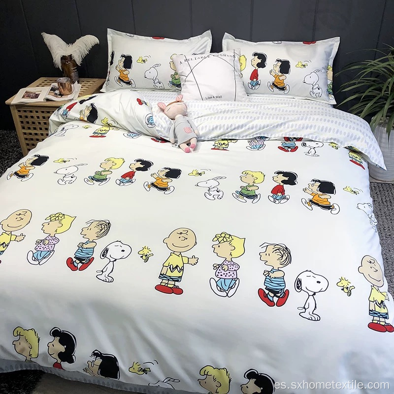 juego de cama con lindo diseño