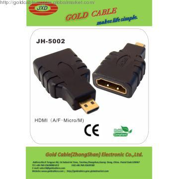 HDMI  D  Adapter  Male to A Adapter Female