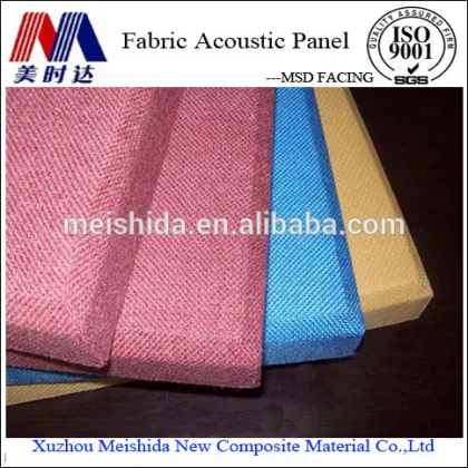 China acoustic panels for sound absorbing materials