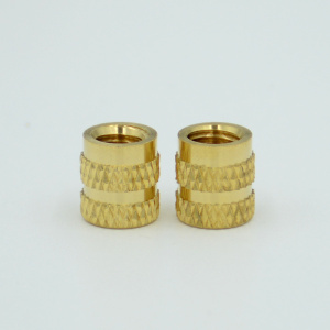 press in knurled brass insert nut