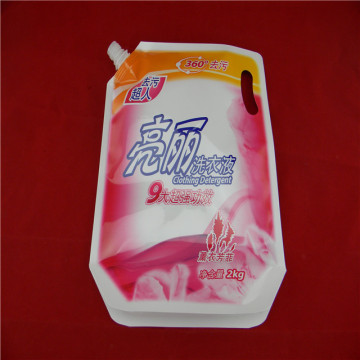 Custom gravure printing 2KG plastic washing liquid bag