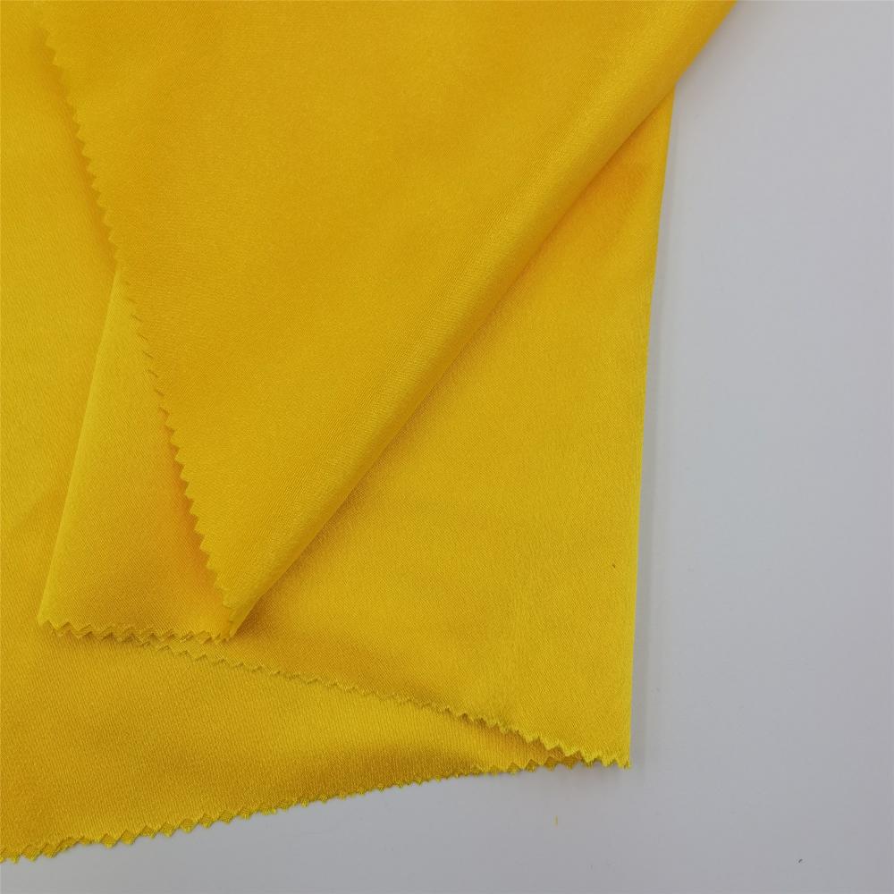 Custom Woven Plain Crepe Satin