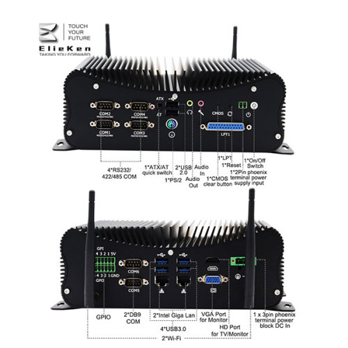 Router industrial mini estuche de computadora dual LAN