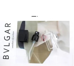 Spray Clear Square Portable Perfume Bottle Glass Bottle
