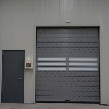 Aluminium rigid quick doors