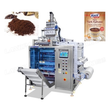Multi Lane Coffee Powder Four Side Seal Sachet Filling Packing Machine