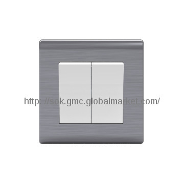 W83A series --2 gang 1 way  wide rocker wall switches