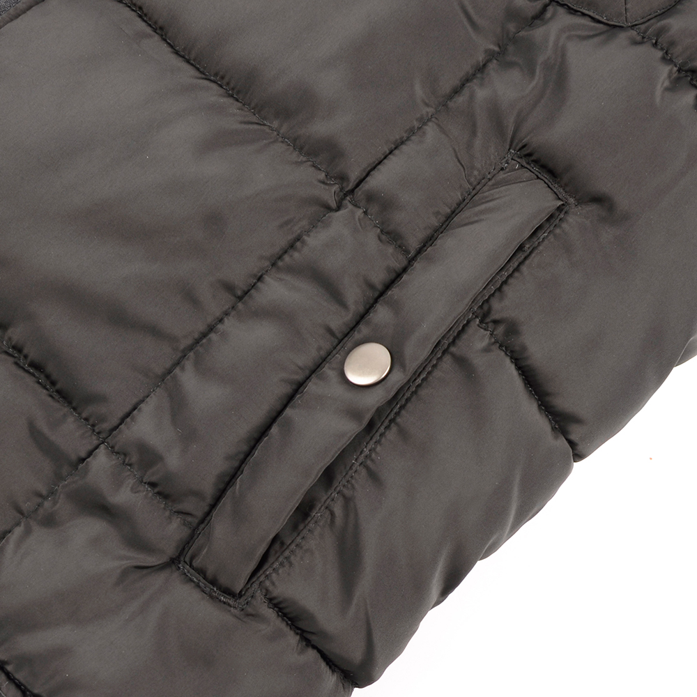 Zipper Closure Design Padded Vest